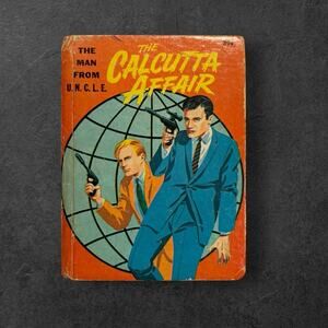 VTG 1967 Big Little Book - The Man from U.N.C.L.E, Calcutta Affair